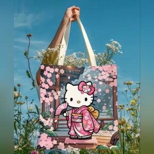 Hello Kitty Floral Kimono Tote